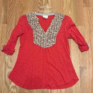 Anthropologie delta blouse